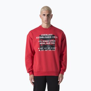 Кофта чоловіча Everlast Streetwear Crewneck red/black