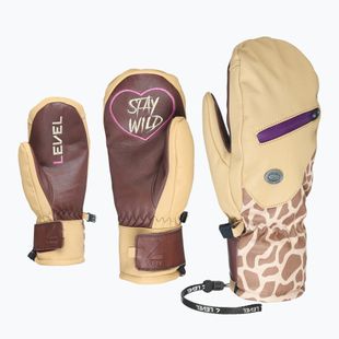 Рукавиці для сноуборду жіночі Level Pulsar Mitt beige
