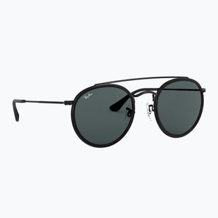 Окуляри сонцезахисні Ray-Ban Round Double Bridge black/blue/grey