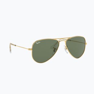 Окуляри сонцезахисні дитячі Ray-Ban Aviator arista gold/dark green