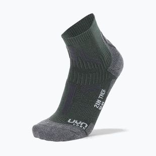 Шкарпетки чоловічі Uyn Trekking 2IN Low Cut military/grey melange
