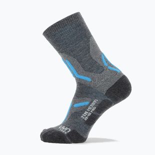 Шкарпетки жіночі Uyn Trekking 2IN Merino Mid mid grey/turquoise
