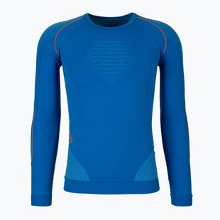Чоловіча термоактивна кофта UYN Evolutyon UW Shirt blue/blue/orange shiny