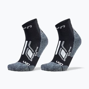 Шкарпетки чоловічі UYN Trekking Approach Low Cut 2 pack black/grey