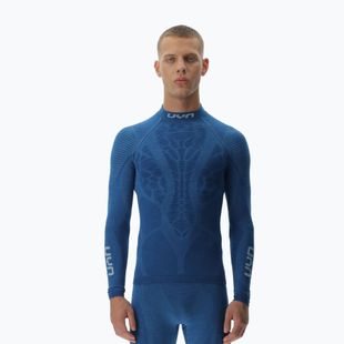 Чоловіча термоактивна кофта UYN Elevatyon Biomorph Turtle Neck blue atoll