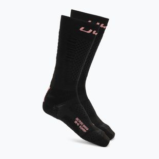 Шкарпетки гірськолижні жіночі UYN Ski One Pure Snow plack/pink