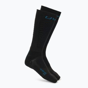 Шкарпетки гірськолижні жіночі UYN One Pure Snow black/blue