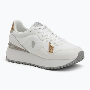 Жіночі кросівки U.S. Polo Assn. BAYLE003C білий/золото