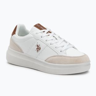 Кросівки чоловічі U.S. Polo Assn. CODY003B white/light brown