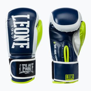 Боксерські рукавиці LEONE 1947 Logo Wacs Boxing blue