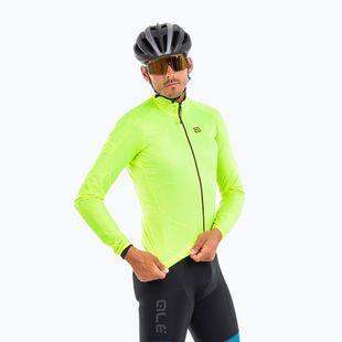 Куртка велосипедна чоловіча Alé Giubbino Light Pack Alé fluorescent yellow