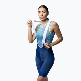 Шорти велосипедні жіночі Alé Magic Colour Bibshorts blue