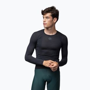 Майка велосипедна чоловіча Alé Merino LS nero/black