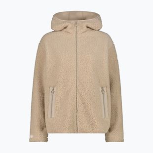 Пальто жіноче CMP 36P2916 Long Teddy kaki