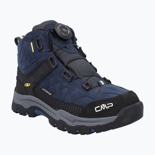 Взуття трекінгове дитяче CMP Kiruna Mid Fitgo Fleece Wp blue ink/yellow
