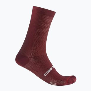 Шкарпетки чоловічі Castelli Espresso 18 rich red