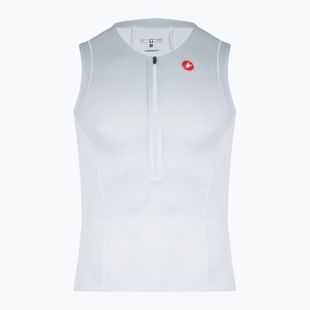 Футболка велосипедна чоловіча Castelli Free Speed 3 white/silver gray