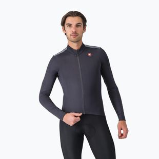 Лонгслів велосипедний чоловічий Castelli Puro 4 dark gray