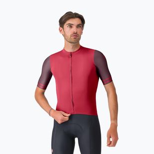 Футболка велосипедна чоловіча Castelli Prologo Lite 2 rich red/bordeaux