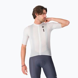 Футболка велосипедна чоловіча Castelli Drittone Logo white/black