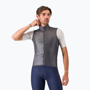 Жилет велосипедний чоловічий Castelli Aria Shell 2 dark gray