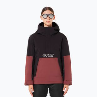 Жіноча сноубордична куртка Oakley WMNS TNP TBT Isulated Anorak blakout/grenache