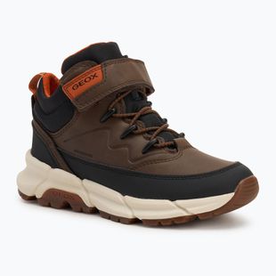 Черевики підліткові Geox Flexyper Plus brown cotto / black