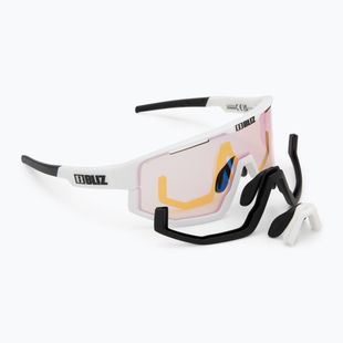 Окуляри сонцезахисні Bliz Fusion Nano Optics Nordic Light matt white/ coral/ orange w blue multi