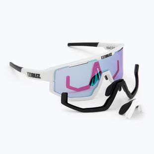 Окуляри сонцезахисні Bliz Fusion Nano Optics Nordic Light matt white/ begonia/ violet w blue multi