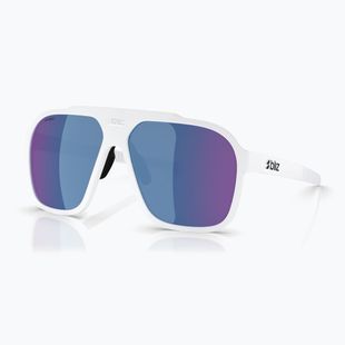 Окуляри сонцезахисні Bliz A002 matte white/grey blue multi