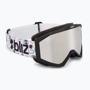 Окуляри гірськолижні дитячі Bliz Liner Jr matte black/brown/silver mirror