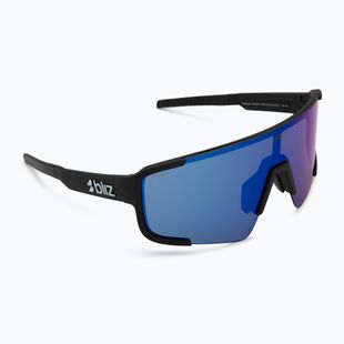 Окуляри сонцезахисні Bliz P003 matte black/grey blue mirror