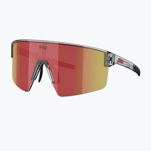 Окуляри сонцезахисні Bliz P004 transparent dark grey/brown red multi