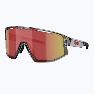 Окуляри сонцезахисні Bliz Fusion transparent dark grey/brow red multi