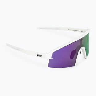 Окуляри сонцезахисні Bliz P006S matte white/smoke purple mirror