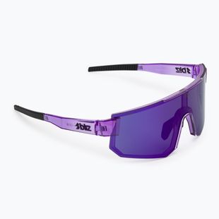 Окуляри сонцезахисні Bliz P005 transparent purple/smoke purple mirror