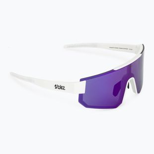 Окуляри сонцезахисні Bliz P005S matte white/smoke purple mirror