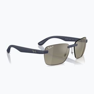 Окуляри сонцезахисні Ray-Ban RB4470 Polarized+ Lenses sand dark blue/grey gradient chromance