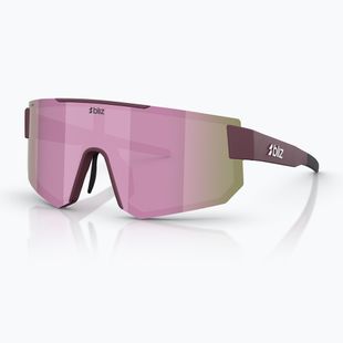 Окуляри сонцезахисні Bliz P005S matte burgundy/brown rose multi