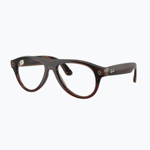 Окуляри з камерою Ray-Ban Meta Aviator transp. umber/trs jade