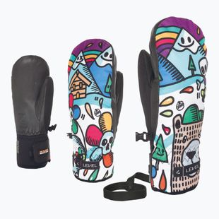 Рукавички лижні дитячі Level Vertigo Mitt Teen logos