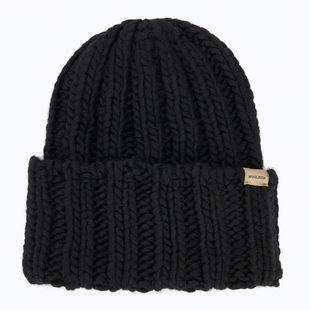 Шапка зимова жіноча Woolrich Chunky Beanie black