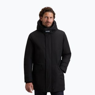 Пальто утеплене чоловіче Woolrich Polar High Collar Parka black