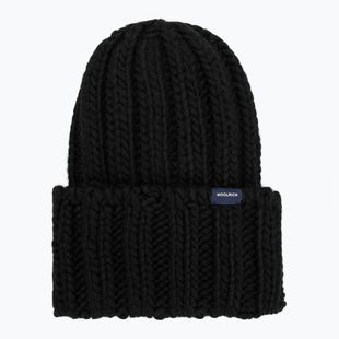 Шапка зимова жіноча Woolrich Chunky Beanie 2026 black
