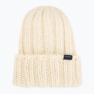 Шапка зимова жіноча Woolrich Chunky Beanie 2026 milky cream