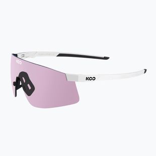 Окуляри сонцезахисні Koo Nova white matt/photochromic pink