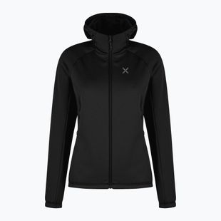 Кофта жіноча Montura Fadis Grid Hooded Maglia black