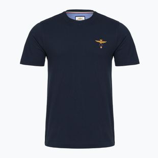 Футболка чоловіча Aeronautica Militare 252TS1580UJ00372 Basic Crewneck blu navy