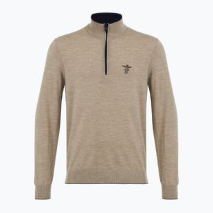 Светр чоловічий Aeronautica Militare 1/2 Zip sand melange
