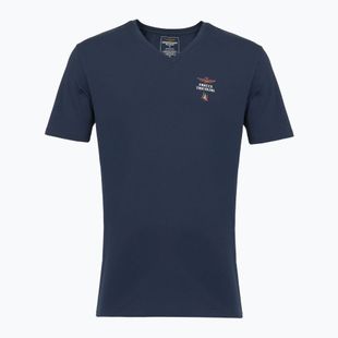 Футболка чоловіча Aeronautica Militare AM1UTI006 V-Neck blue